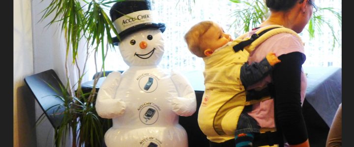 Schneeballschlacht in der Gemeinde Schneeballschlacht in der Gemeinde